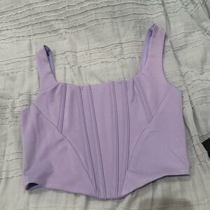 Corset top purple